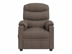 Sillón Relax|Sillón de relax | Silla | Sillón reclinable de tela gris taupe SHL9538