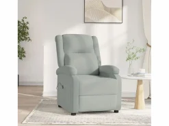 Sillón de relax | Silla | Sillón reclinable eléctrico de terciopelo claro SHL3688 Gris Sale