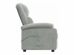 Sillón de relax | Silla | Sillón reclinable eléctrico de terciopelo claro SHL3688 Gris Sale