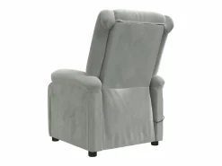Sillón de relax | Silla | Sillón reclinable eléctrico de terciopelo claro SHL3688 Gris Sale