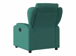 Sillón de relax | Silla | Sillón reclinable de tela verde oscuro SHL9703 Verde pino New