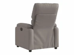 Sillón de relax | Silla | Sillón reclinable eléctrico tela gris taupé SHL8152^ Hot