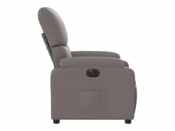 Sillón de relax | Silla | Sillón reclinable eléctrico tela gris taupé SHL8152^ Hot