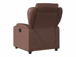 Sillón de relax | Silla | Sillón reclinable eléctrico de cuero sintético marrón SHL7229^ Outlet