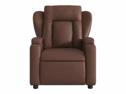 Sillón de relax | Silla | Sillón reclinable eléctrico de cuero sintético marrón SHL7229^ Outlet