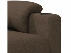 Sillón de relax | Silla | Sillón reclinable eléctrico de tela marrón SHL7623 Marru00f3n Best
