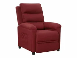 Sillón de relax | Silla | Sillón reclinable de tela tinto SHL6288 Rojo