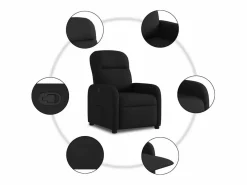 Sillón de relax | Silla | Sillón reclinable de tela SHL9346^