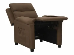 Sillón de relax | Silla | Sillón reclinable de tela marrón SHL6318^ Online