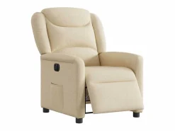 Sillón de relax | Silla | Sillón reclinable eléctrico de tela SHL4065 Crema Discount