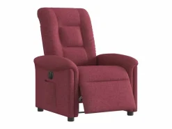 Sillón de relax | Silla | Sillón reclinable eléctrico tela tinto SHL9106 Rojo Clearance