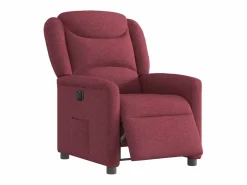 Sillón de relax | Silla | Sillón reclinable eléctrico tela tinto SHL3261 Rojo Clearance