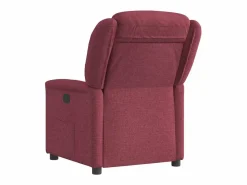Sillón de relax | Silla | Sillón reclinable eléctrico tela tinto SHL3261 Rojo Clearance