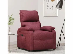 Sillón de relax | Silla | Sillón reclinable eléctrico tela tinto SHL3594^ Outlet
