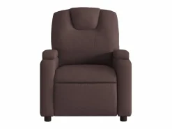Sillón de relax | Silla | Sillón reclinable de tela marrón oscuro SHL2487^