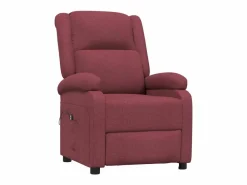 Sillón de relax | Silla | Sillón reclinable eléctrico tela tinto SHL8303^ Hot