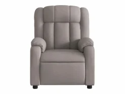 Sillón de relax | Silla | Sillón reclinable de tela gris taupe SHL8517 Topo New