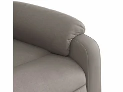 Sillón de relax | Silla | Sillón reclinable de tela gris taupe SHL8517 Topo New
