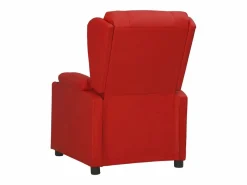 Sillón de relax | Silla | Sillón reclinable eléctrico de cuero sintético tinto SHL6335 Rojo Outlet