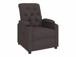 Sillón de relax | Silla | Sillón reclinable eléctrico tela marrón oscuro SHL5959 Marru00f3n New