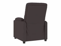Sillón de relax | Silla | Sillón reclinable eléctrico tela marrón oscuro SHL5959 Marru00f3n New