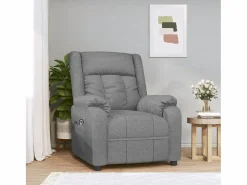 Sillón Relax|Sillón de relax | Silla | Sillón reclinable eléctrico tela claro SHL4841