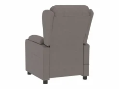 Sillón de relax | Silla | Sillón reclinable eléctrico tela gris taupé SHL4584^ Outlet