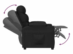 Sillón de relax | Silla | Sillón reclinable de tela SHL7106^ New