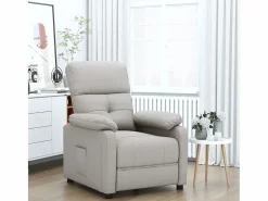 Sillón de relax | Silla | Sillón reclinable de tela gris taupe SHL8503 Topo Sale