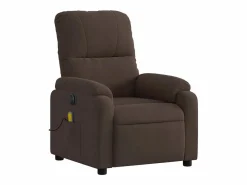 Sillón De Masaje|Sillón de relax | Sillón reclinable de masaje eléctrico tela de microfibra marrón SHL7910