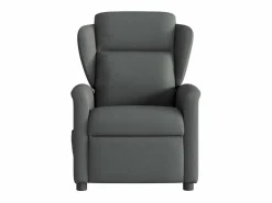 Sillón De Masaje|Sillón de relax | Sillón reclinable de masaje de tela gris oscuro SHL3509