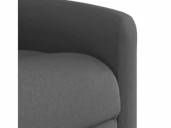 Sillón De Masaje|Sillón de relax | Sillón reclinable de masaje de tela gris oscuro SHL3509