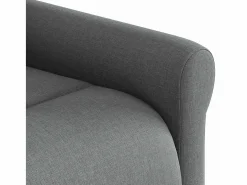 Sillón de relax | Sillón reclinable de masaje de tela gris oscuro SHL9390 Gris antracita