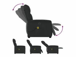 Sillón de relax | Sillón reclinable de masaje eléctrico tela SHL5819^ New