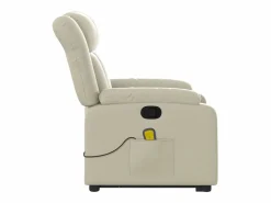 Sillón de relax | Sillón reclinable de masaje de pie cuero artificial color SHL6735^ Clearance