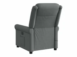 Sillón De Masaje|Sillón de relax | Sillón reclinable de masaje de tela gris oscuro SHL9685