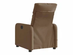 Sillón de relax | Sillón reclinable de masaje eléctrico tela marrón SHL9236 Marru00f3n Hot