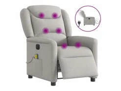 Sillón De Masaje|Sillón de relax | Sillón reclinable de masaje eléctrico tela nube SHL9642