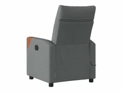 Sillón de relax | Sillón reclinable de masaje de tela gris oscuro SHL4404 Gris antracita