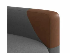 Sillón de relax | Sillón reclinable de masaje de tela gris oscuro SHL4404 Gris antracita