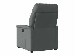 Sillón de relax | Sillón reclinable de masaje de tela gris oscuro SHL8722 Gris antracita Online