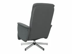 Sillón de relax | Sillón reclinable de masaje con reposapiés tela gris oscuro SHL4573^ Outlet
