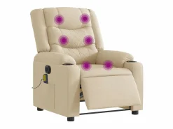 Sillón de relax | Sillón reclinable de masaje eléctrico tela color SHL9104^ Hot