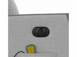 Sillón de relax | Sillón reclinable de masaje eléctrico tela nube SHL7511 Gris