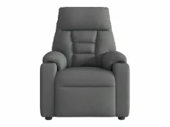 Sillón de relax | Sillón reclinable de masaje eléctrico tela gris oscuro SHL4893 Gris antracita New