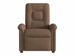 Sillón de relax | Sillón reclinable de masaje eléctrico tela marrón SHL5298^ New