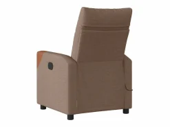 Sillón de relax | Sillón reclinable con masaje de tela marrón SHL6729^ Clearance