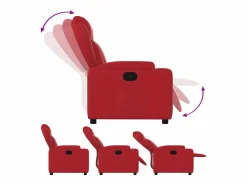 Sillón Relax|Sillón de relax | Sillón reclinable de cuero sintético SHL2699