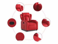 Sillón Relax|Sillón de relax | Sillón reclinable de cuero sintético SHL2699