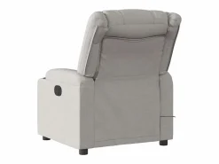 Sillón de relax | Sillón reclinable de masaje eléctrico tela nube SHL7510 Gris
